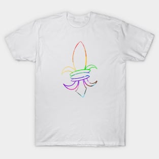 Rainbow Fleur de Lis T-Shirt